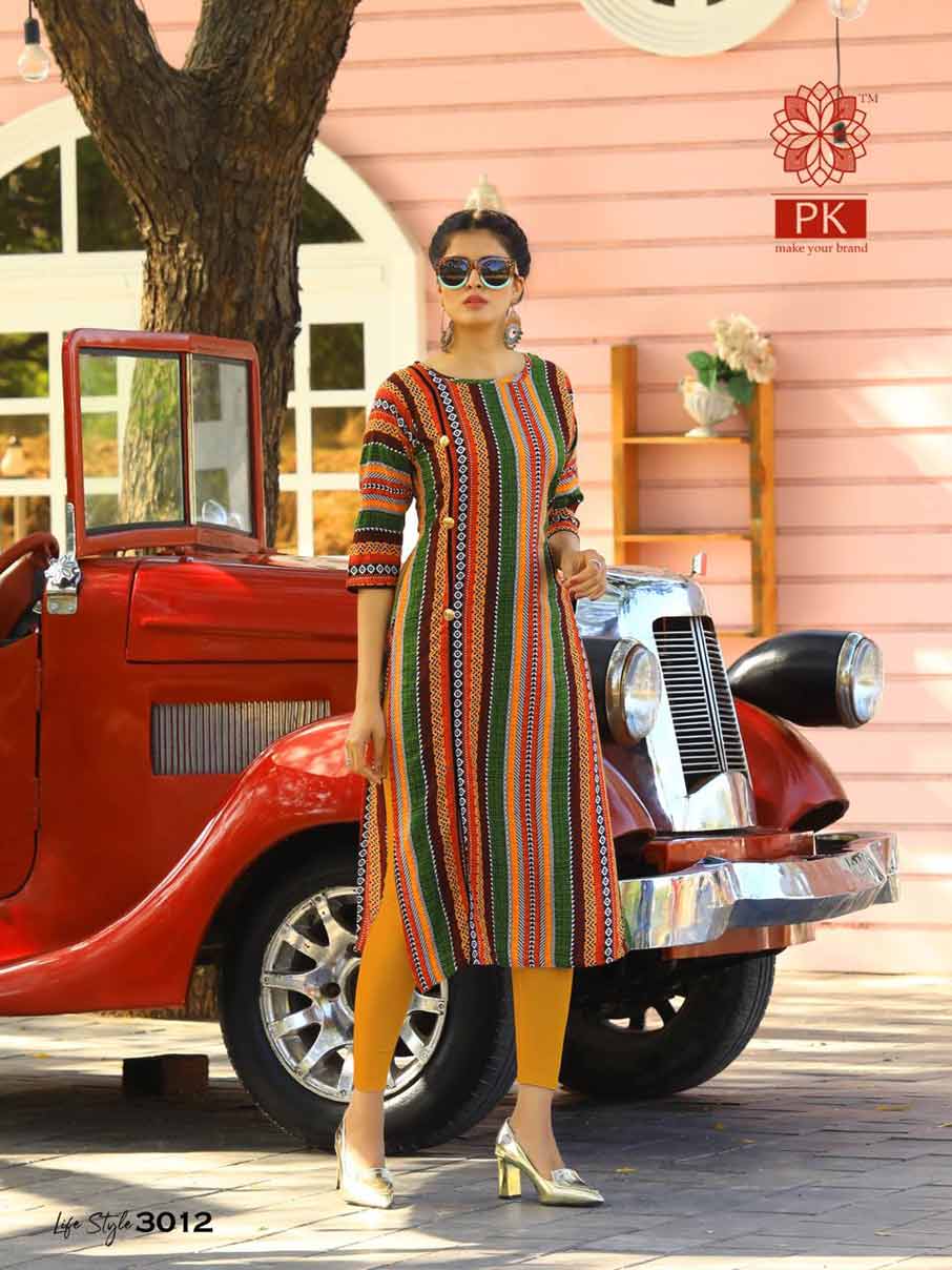 Lifestyle Vol-3 Rayon Cotton Wholesale Kurti Lifestyle Vol-3 Rayon Cotton Wholesale Kurti